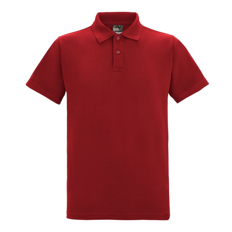Regatta Professional Mens Pique Polo Shirt  Red